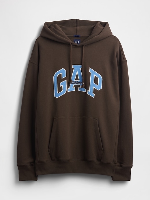 felpa con cappuccio heavyweight gap athletic logo