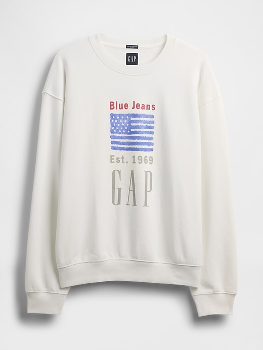 felpa oversize con logo in spugna francese pesante