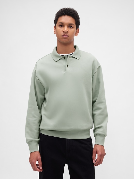 felpa polo oversize pesante