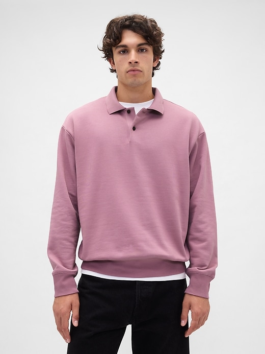 felpa polo oversize pesante