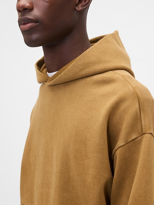 felpa con cappuccio oversize pesante