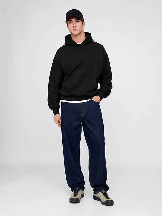felpa con cappuccio oversize pesante