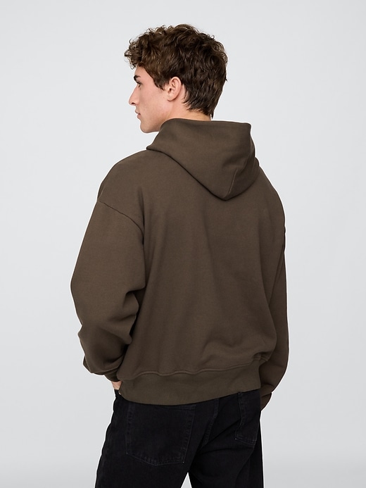 felpa con cappuccio oversize pesante