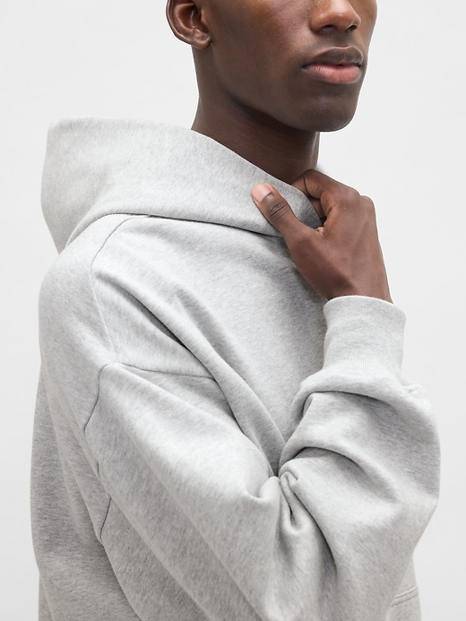 felpa con cappuccio oversize pesante