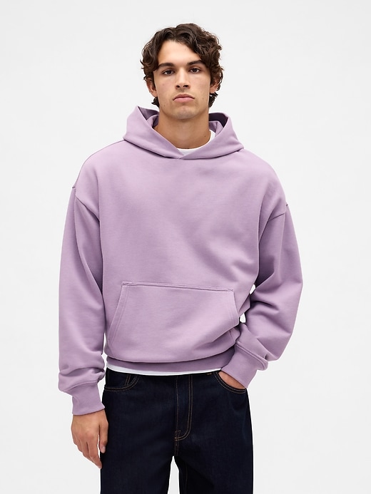 felpa con cappuccio oversize pesante