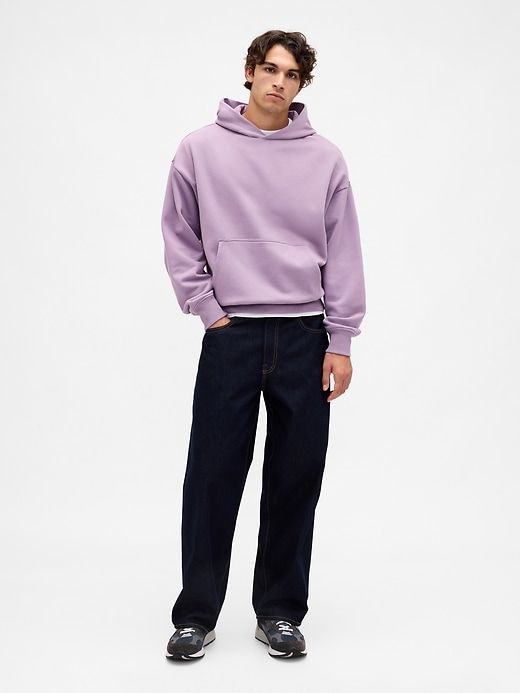 felpa con cappuccio oversize pesante