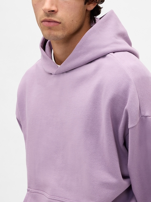 felpa con cappuccio oversize pesante