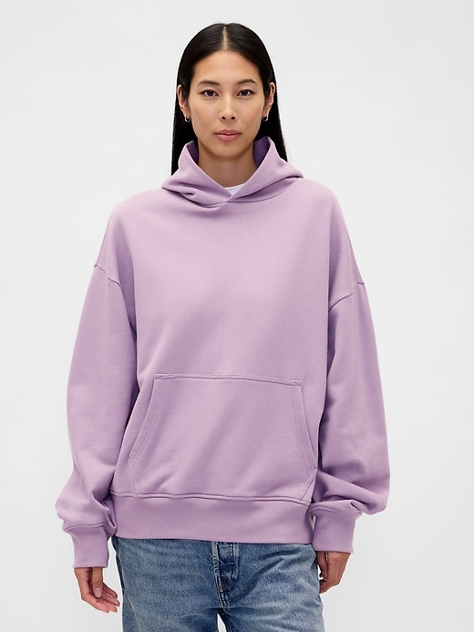 felpa con cappuccio oversize pesante