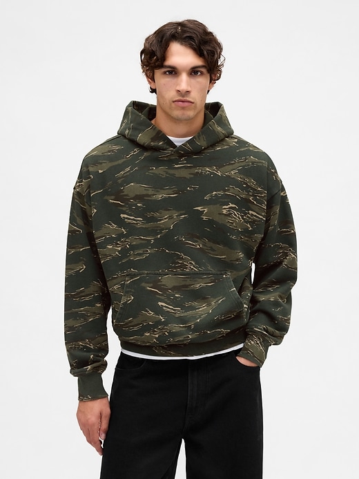 felpa con cappuccio oversize pesante