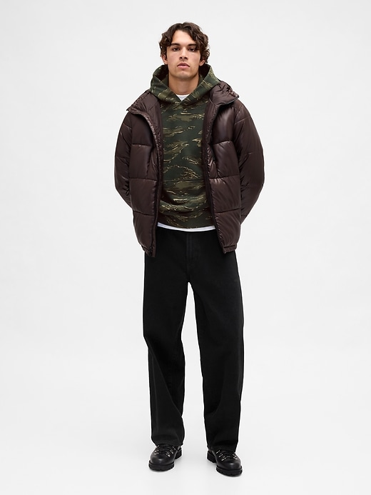 felpa con cappuccio oversize pesante