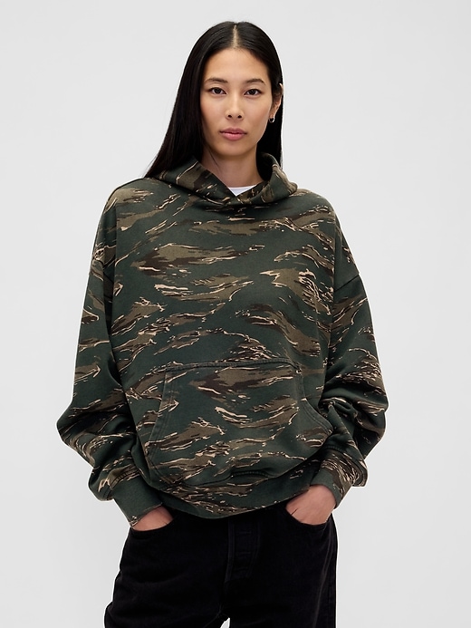 felpa con cappuccio oversize pesante