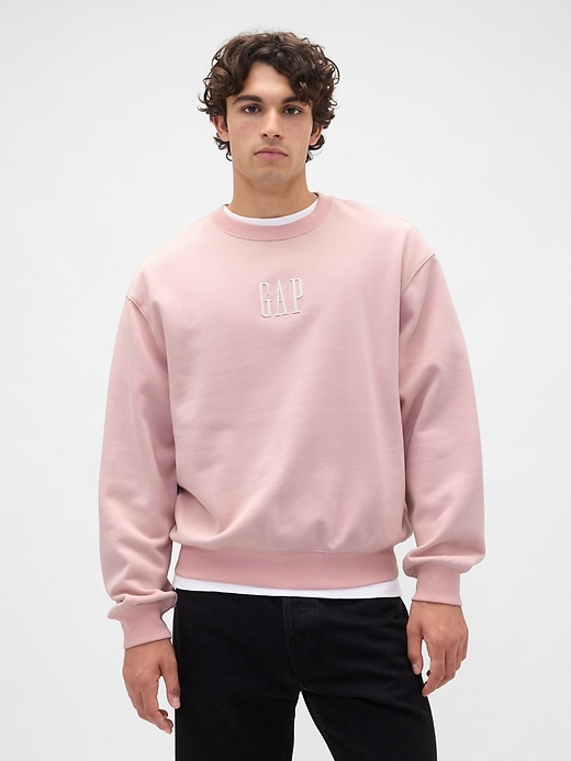 felpa con logo oversize pesante
