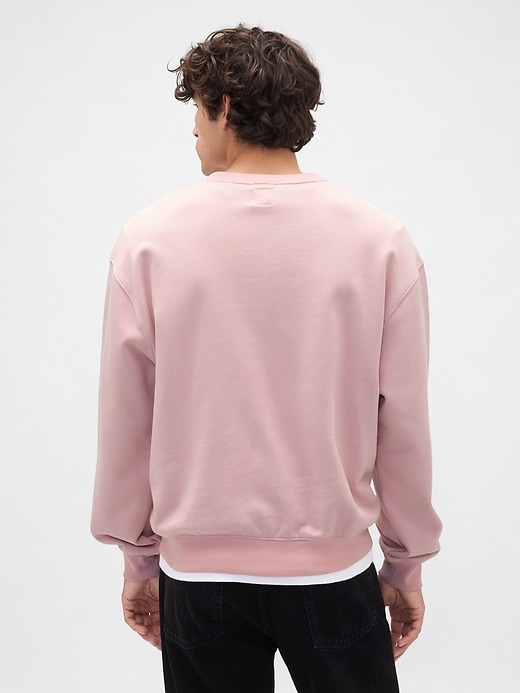 felpa con logo oversize pesante