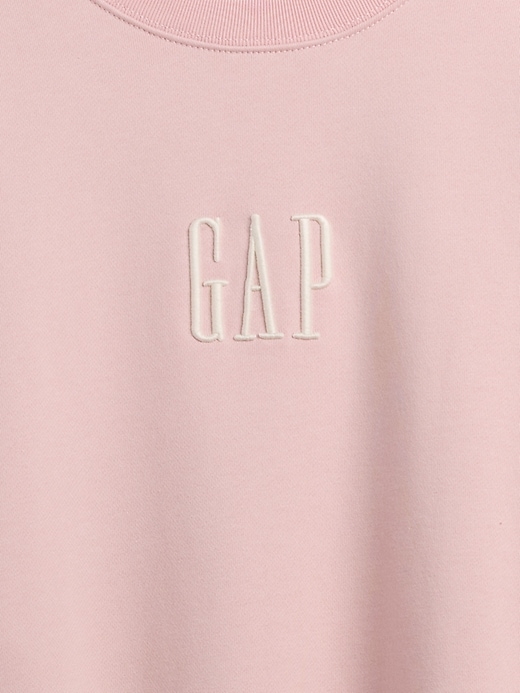 felpa con logo oversize pesante