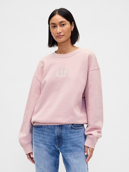 felpa con logo oversize pesante