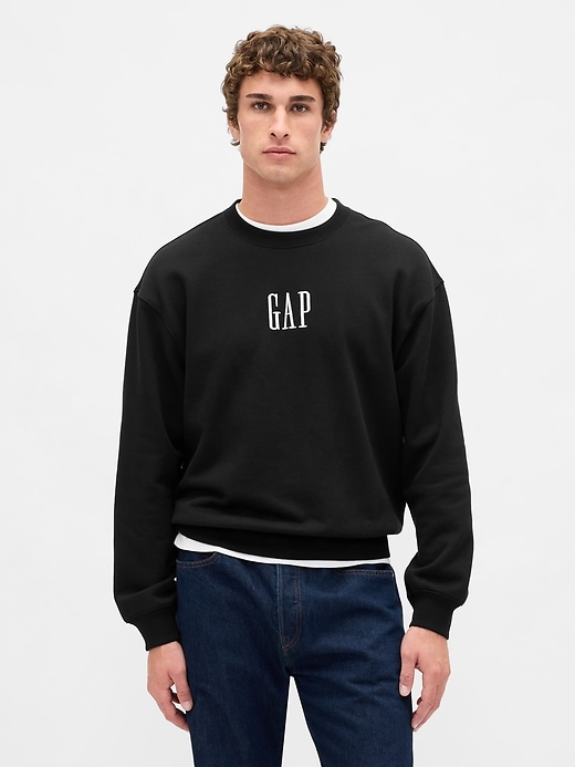 felpa con logo oversize pesante