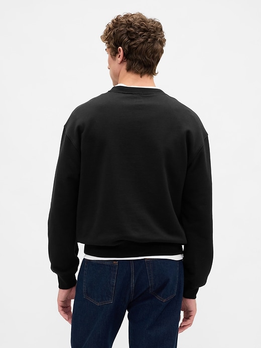 felpa con logo oversize pesante