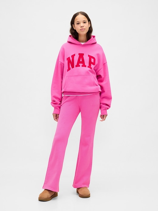 felpa con cappuccio con logo nap vintagesoft