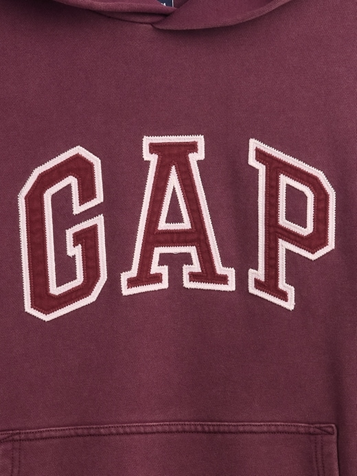 felpa con cappuccio oversize con logo pesante