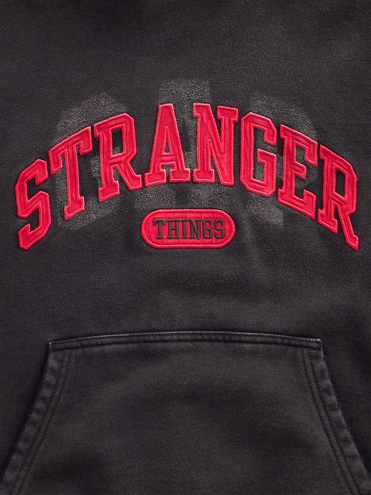 felpa con cappuccio pesante per adulti di stranger things