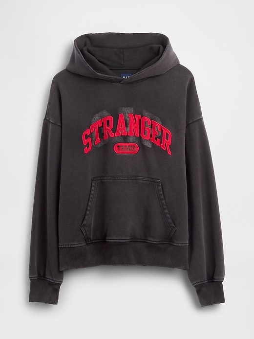 felpa con cappuccio pesante per adulti di stranger things