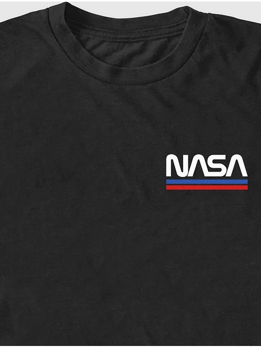 maglietta grafica con logo nasa