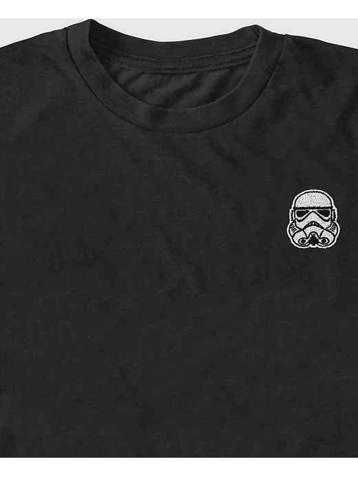 maglietta grafica con ricamo storm trooper di star wars