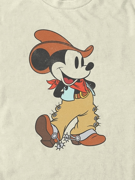 maglietta grafica topolino cowboy