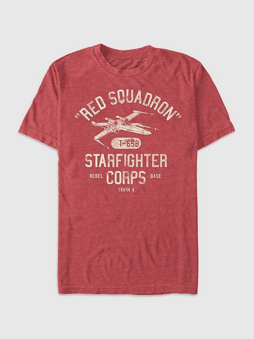 maglietta grafica star wars red squadron