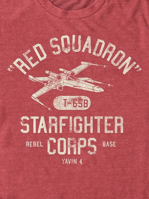 maglietta grafica star wars red squadron