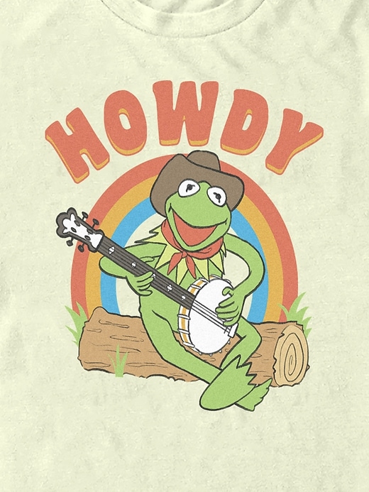maglietta grafica muppets howdy kermit