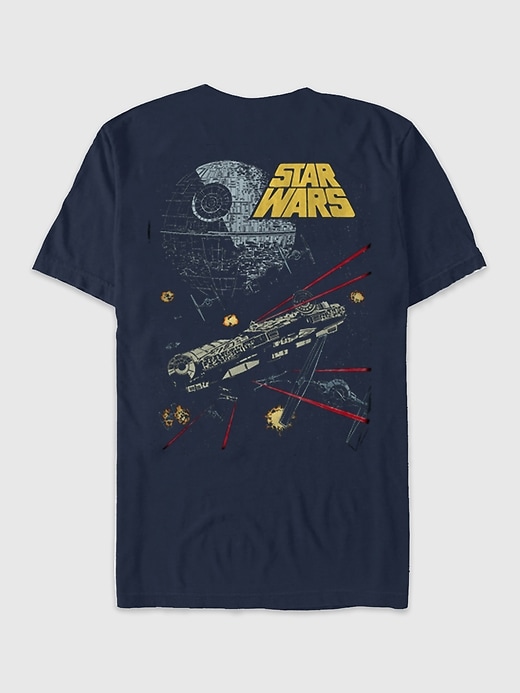 maglietta grafica vintage di star wars galaxy