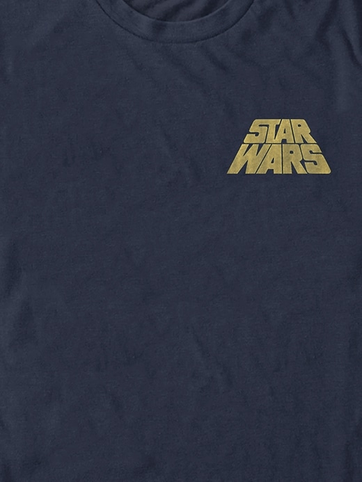 maglietta grafica vintage di star wars galaxy