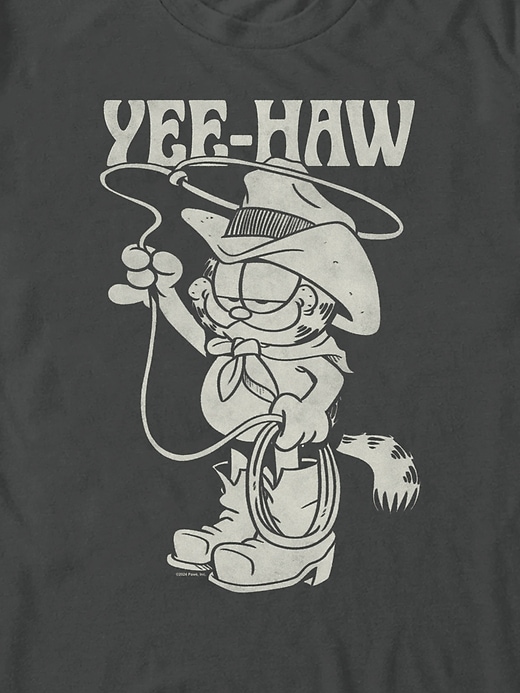 maglietta grafica garfield yee-haw
