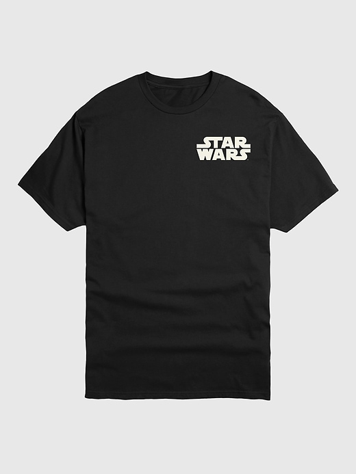 maglietta a maniche corte con faccia da masticare di star wars