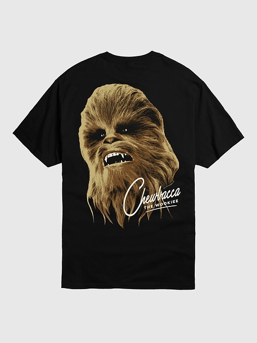 maglietta a maniche corte con faccia da masticare di star wars