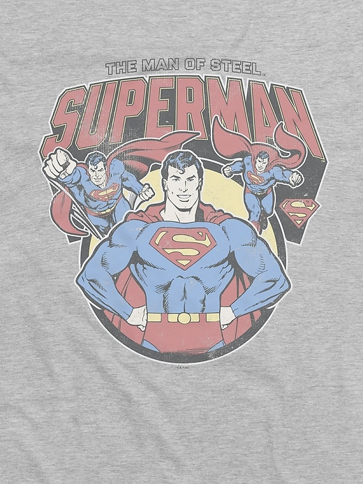 maglietta grafica superman vintage hero pose