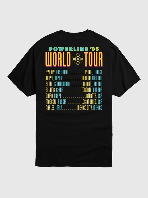 maglietta grafica powerline tour