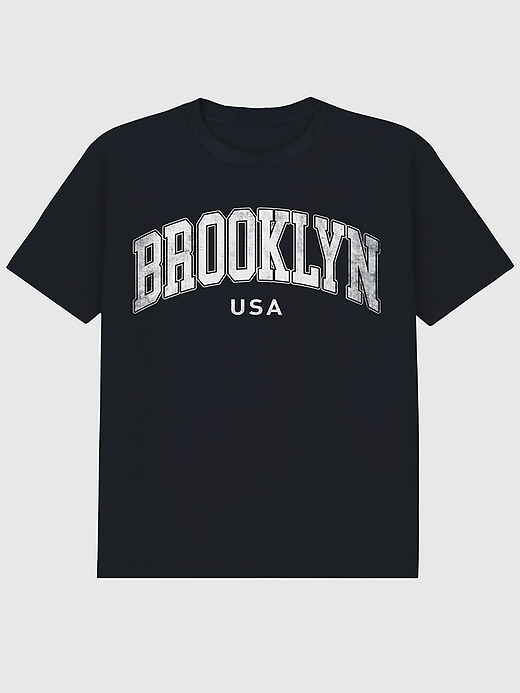 maglietta grafica brooklyn