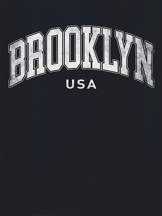 maglietta grafica brooklyn