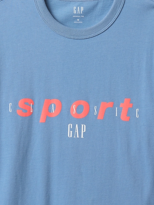 maglietta con logo gap sport