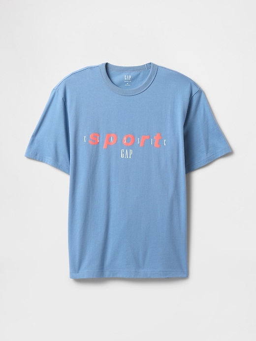 maglietta con logo gap sport