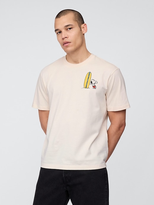 maglietta grafica rilassata snoopy