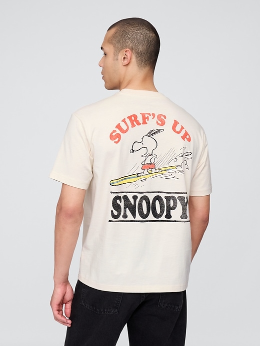maglietta grafica rilassata snoopy