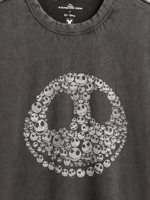 maglietta gap × disney the nightmare before christmas di tim burton con teschio