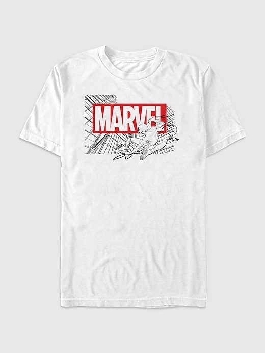 maglietta grafica classica di spiderman